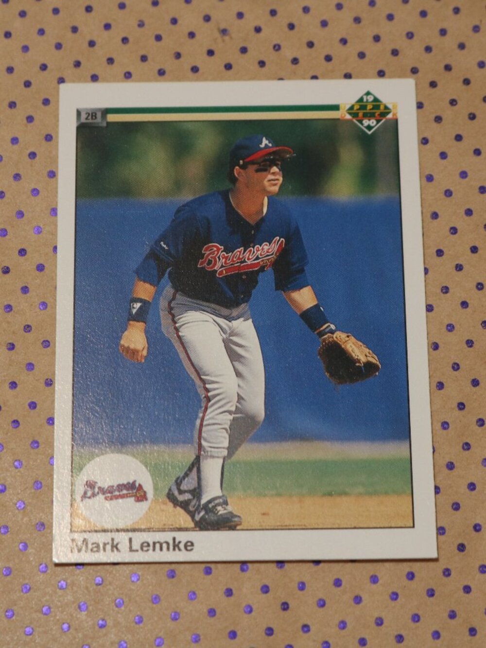 Mark Lemke #665 Baseball Card (1990)